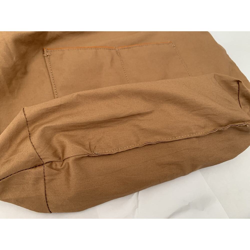 HOBO HARLEY BROWN SUEDE WHIP STITCH TRIM SHOULDER BAG PURSE EXCELLENT ! - Picture 14 of 16